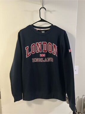London England Navy Blue Crewneck Sweatshirt
